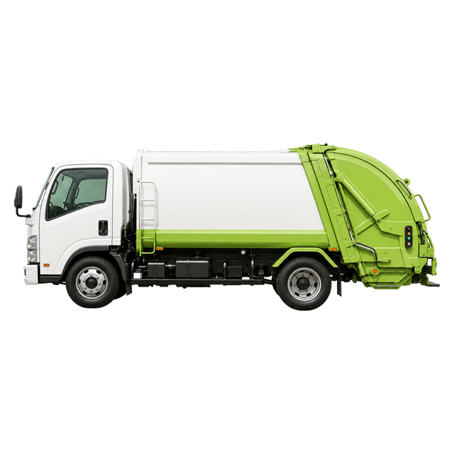 ゴミ収集車のイラスト